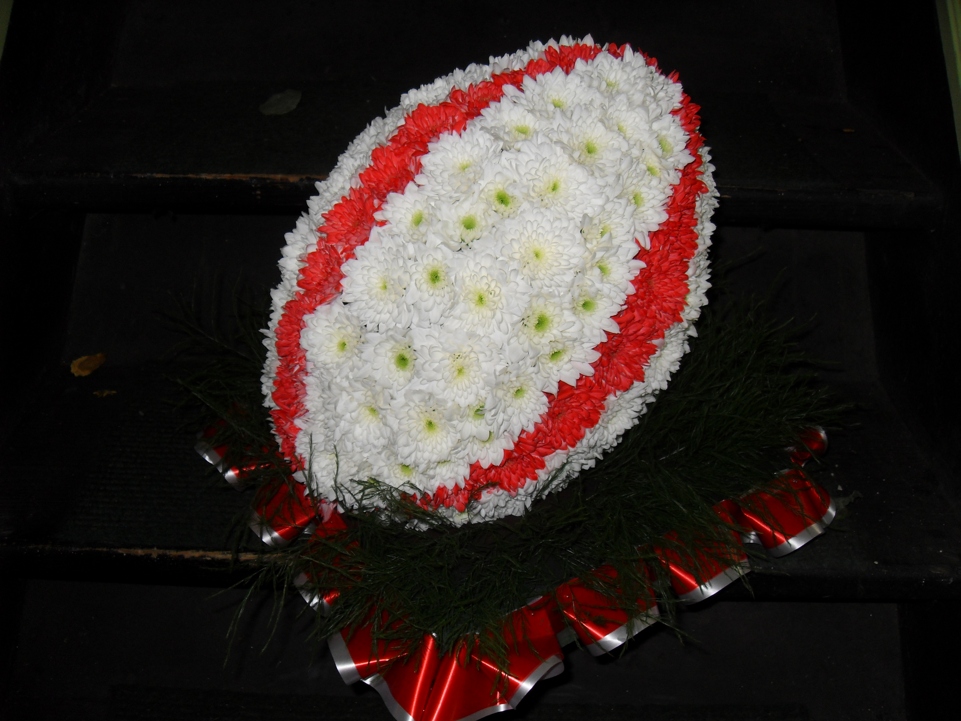 Funeral Tribute Rugby ball tribute Pattison The Florist Hull